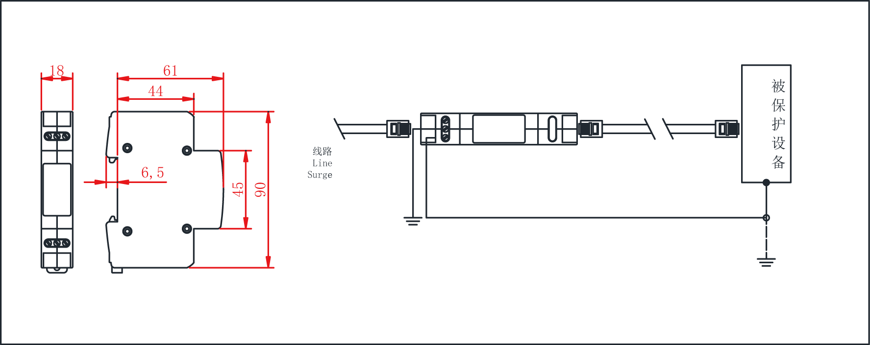 TK01 網(wǎng)絡(luò)，電話防雷器.png